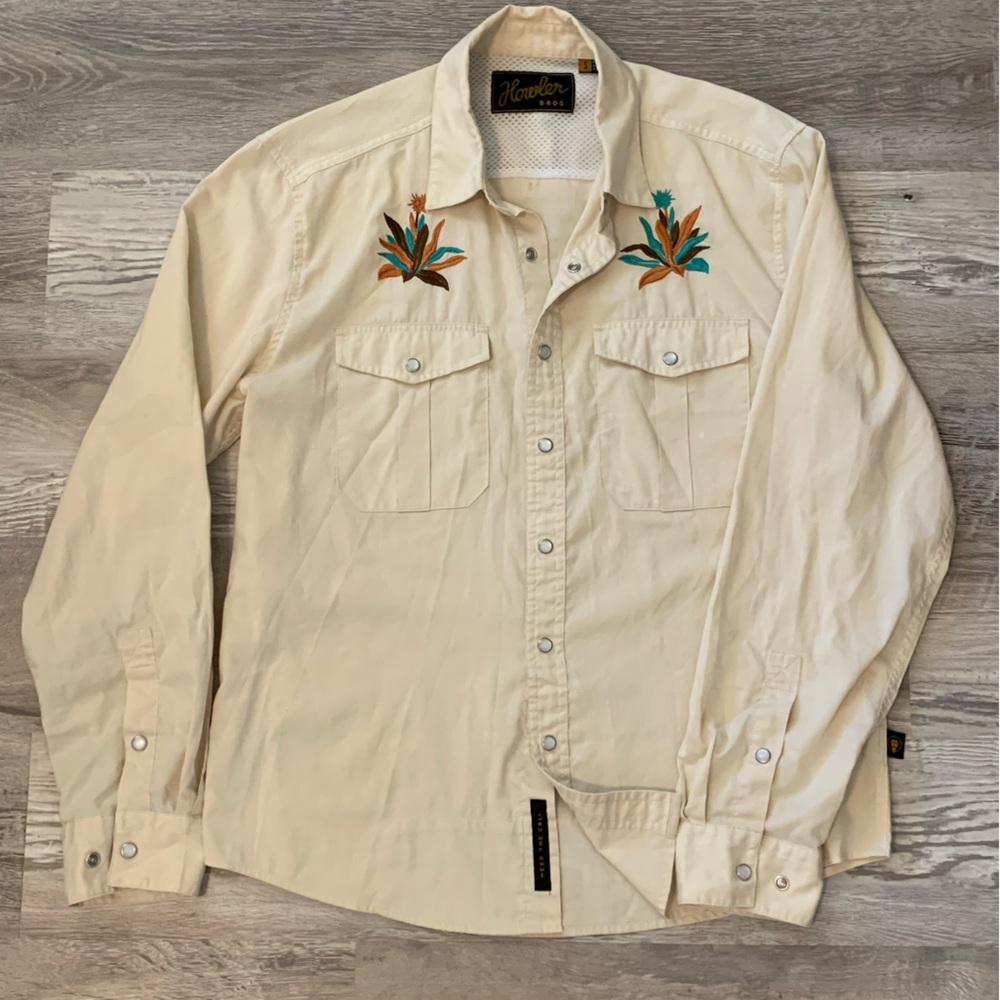 Howler Brothers Gaucho Snapshirt - Agave